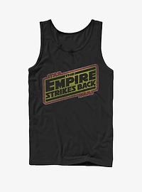 Star Wars Episode V The Empire Strikes Back Logo Tank Top