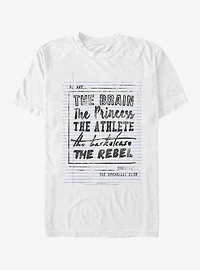 Breakfast Club Sincerely T-Shirt