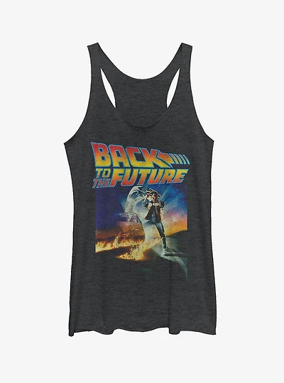 Retro Marty McFly Poster Girls Tank