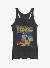 Retro Marty McFly Poster Girls Tank