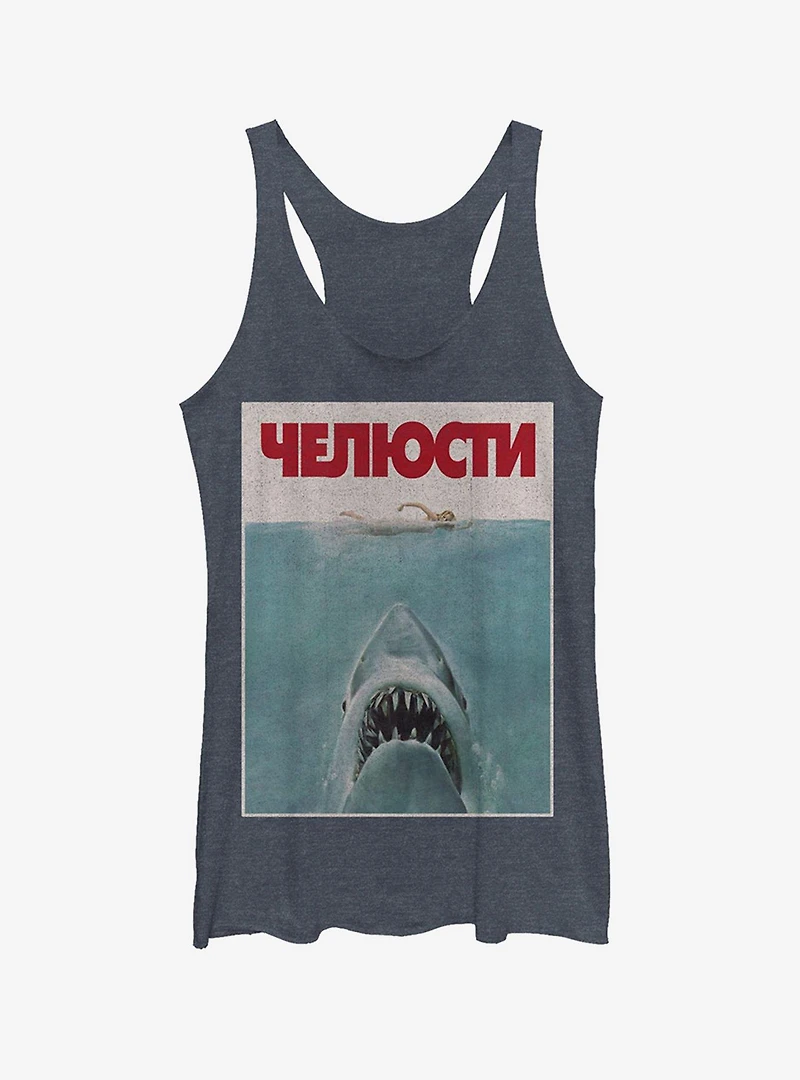Russian Title Shark Poster Girls Tank