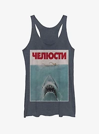 Russian Title Shark Poster Girls Tank
