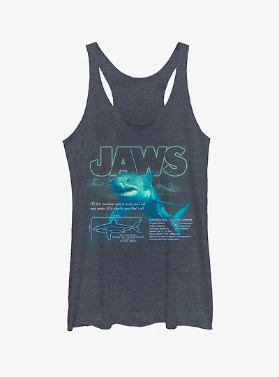 Jaws Blueprint Girls Tank