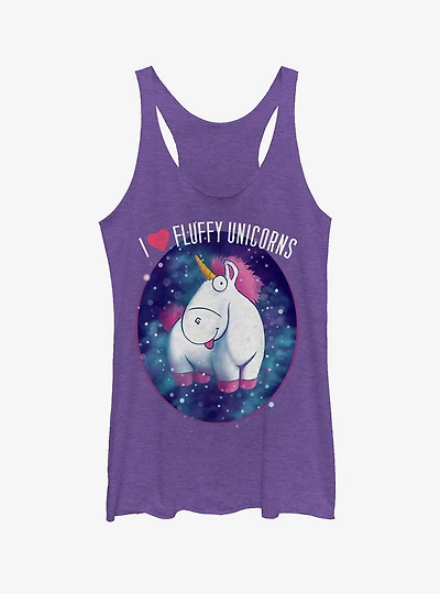 Love Fluffy Unicorns Girls Tank