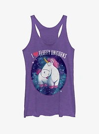 Love Fluffy Unicorns Girls Tank