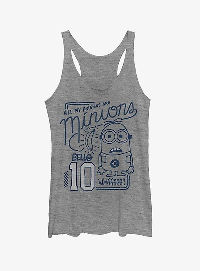My Friends Are Minions Girls Tank