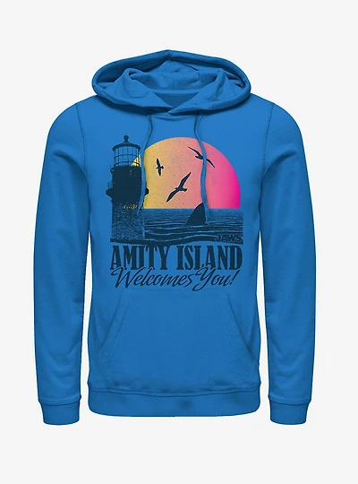 Jaws Amity Island Tourist Welcome Hoodie