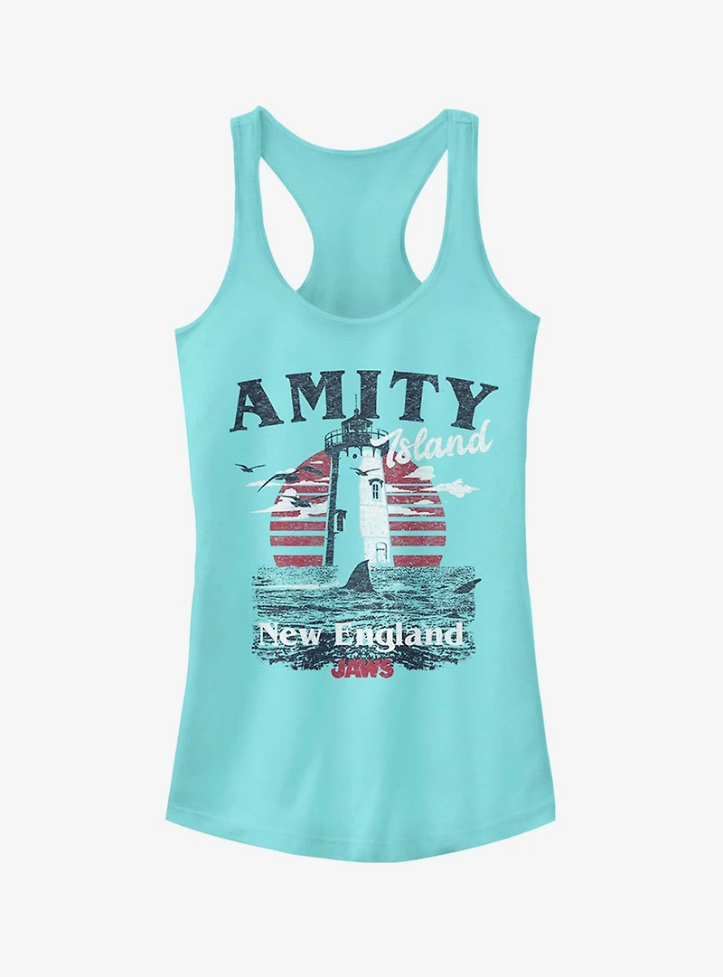 Jaws Amity Island Tourist Lighthouse Girls Tank