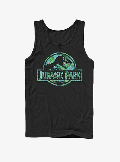 Floral T Rex Logo Tank
