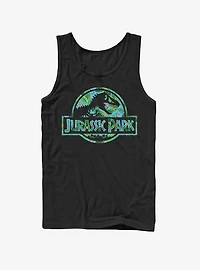 Floral T Rex Logo Tank