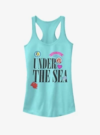 Disney Ariel Stickers Girls Tank