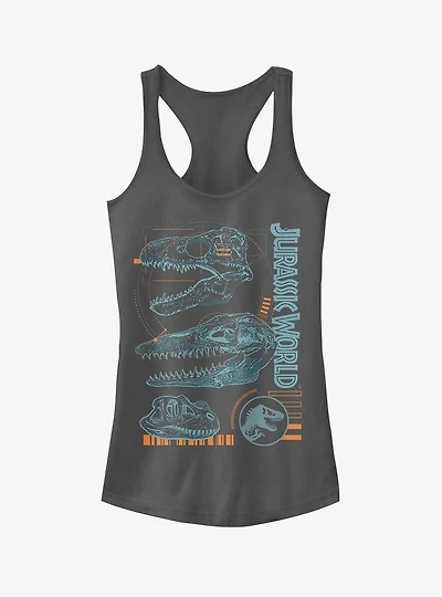 Jurassic World Fallen Kingdom Fossil Skulls Girls Tank