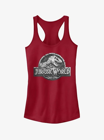 Jurassic World Fallen Kingdom Logo Girls Tank