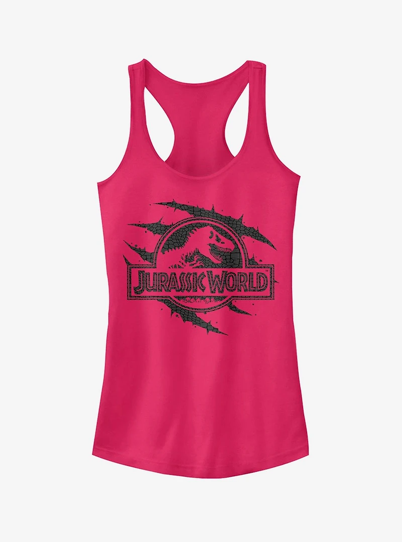 Jurassic World Fallen Kingdom Logo Scales Slash Girls Tank