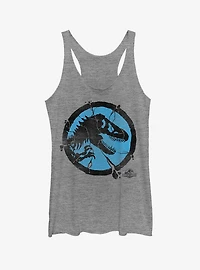 Cracked T. Rex Logo Girls Tank