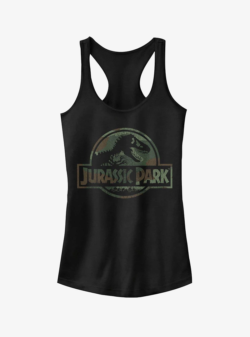 Dark Camo Logo Girls Tank