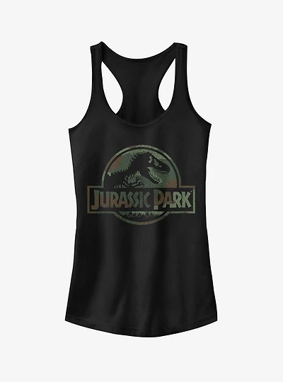 Dark Camo Logo Girls Tank