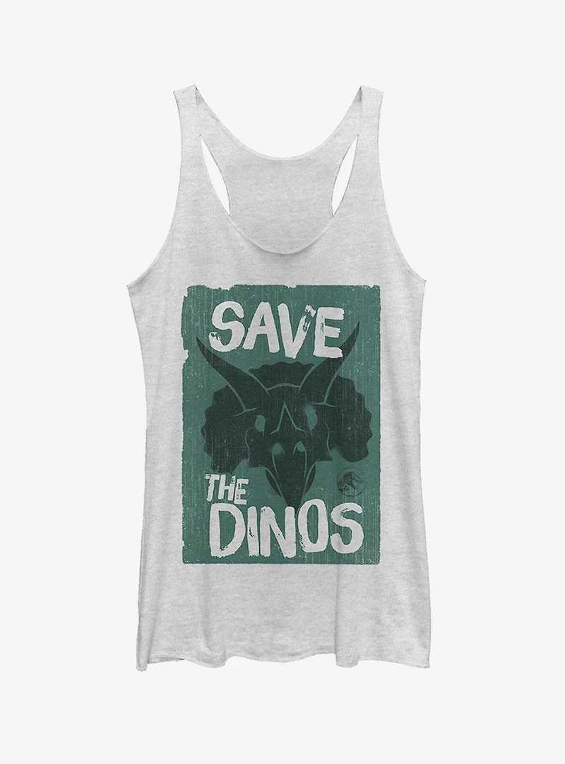 Jurassic World Fallen Kingdom Save the Dinos Cartoon Girls Tank