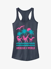 Jurassic World Fallen Kingdom Tropical Dinosaurs Girls Tank