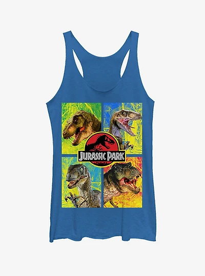 T. Rex and Velociraptor Girls Tank
