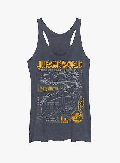 Jurassic World Fallen Kingdom T.Rex Scary Facts Girls Tank