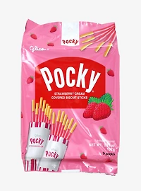 Pocky Strawberry Biscuit Sticks 9 Pack