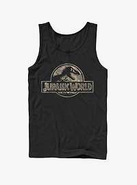 Camouflage Print Logo Tank