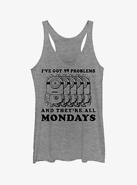 Minion Monday Problems Girls Tank