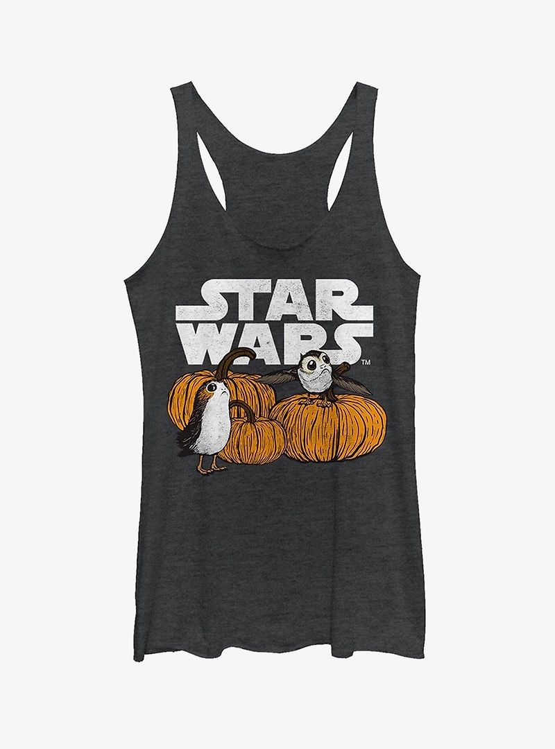 Happy Halloween Porg Logo Girls Tank