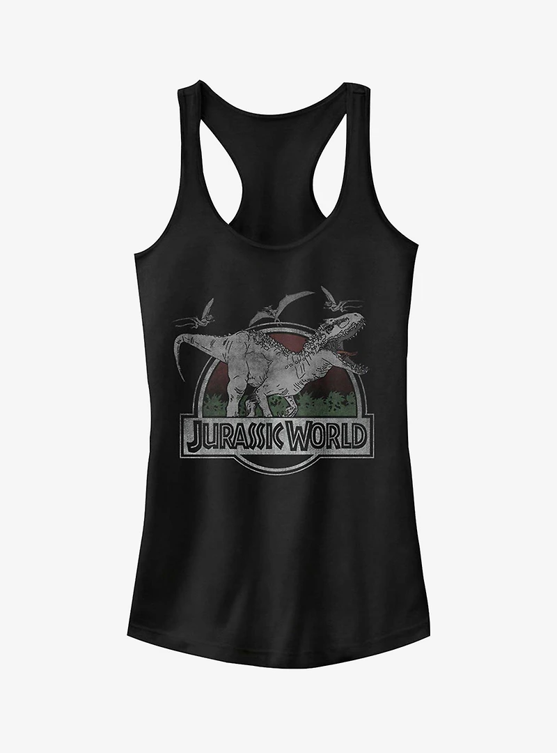 T. Rex and Pterodactyls Girls Tank