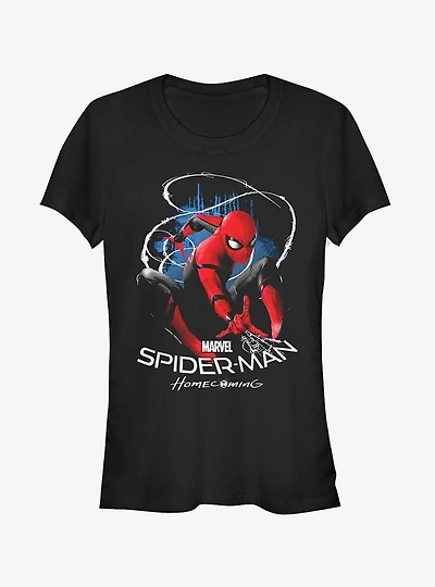 Marvel Spider-Man Homecoming Web Lasso Girls T-Shirt