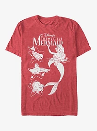 Disney The Little Mermaid Ariel And Friends T-Shirt