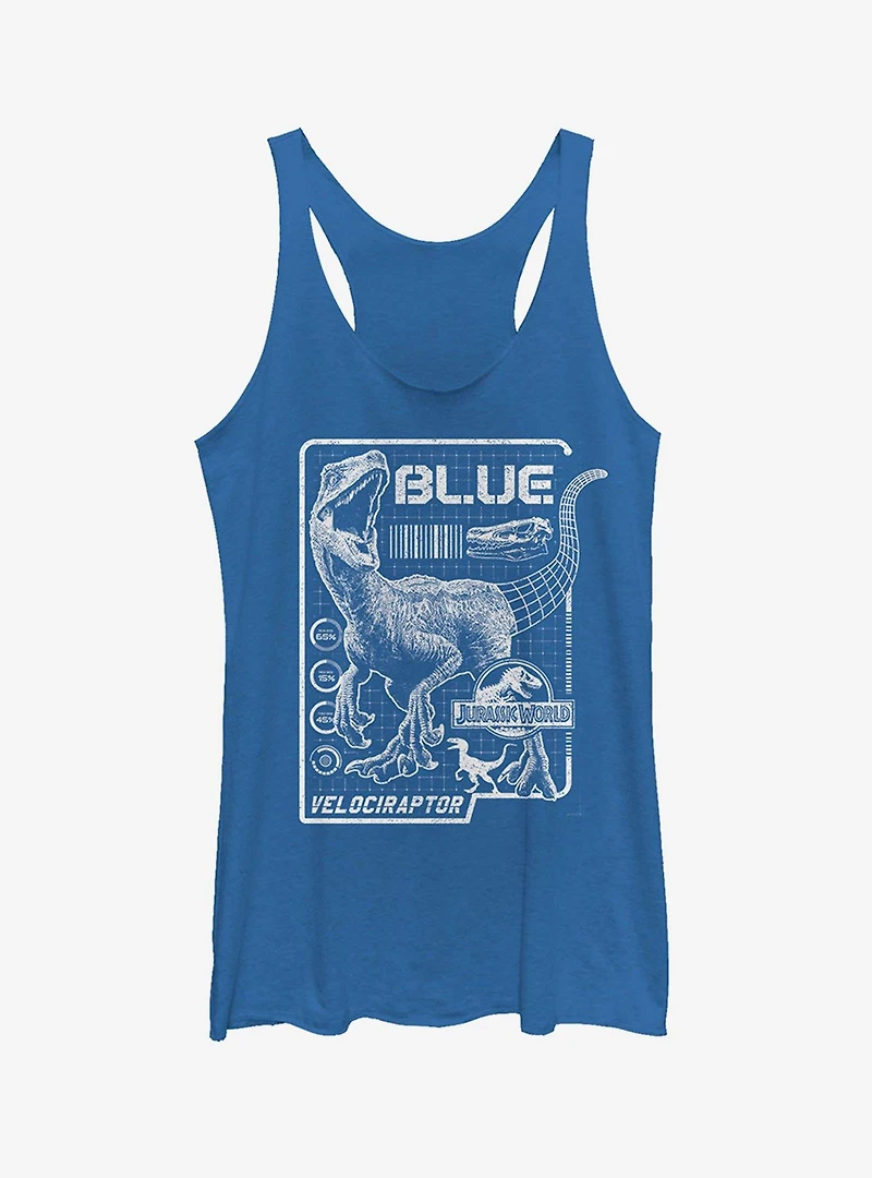 Jurassic World Fallen Kingdom Blue Details Girls Tank