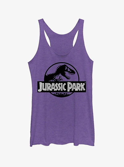 Black and White Logo Girls Tank