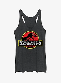 Japanese Text Logo Girls Tank