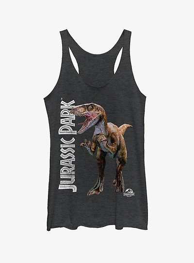 Velociraptor Logo Girls Tank