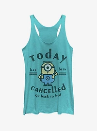 Minion Today Cancelled Girls Tank