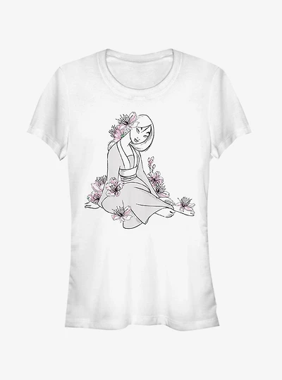Disney Floral Pose Girls T-Shirt
