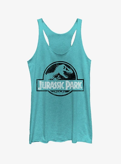 Vintage Black and White Logo Girls Tank