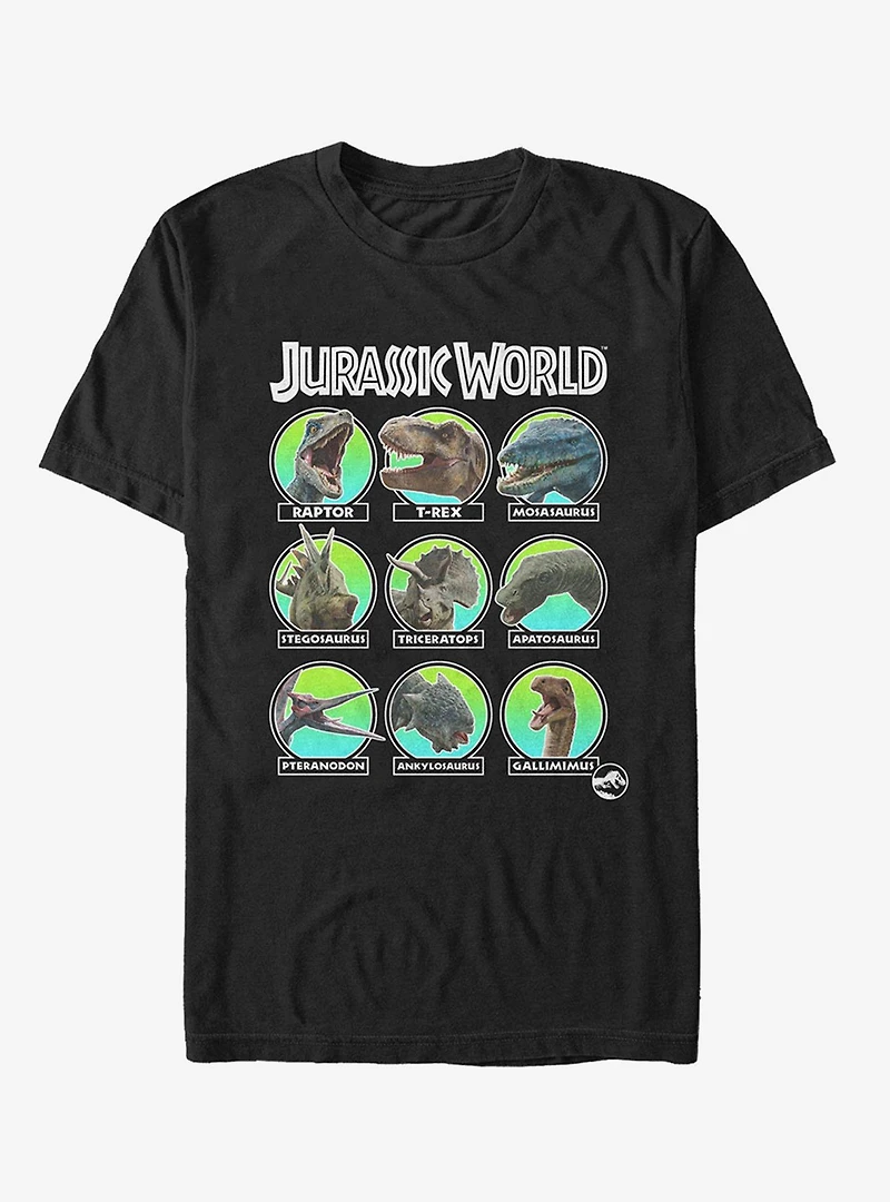 Jurassic World Fallen Kingdom Dino All Stars T-Shirt