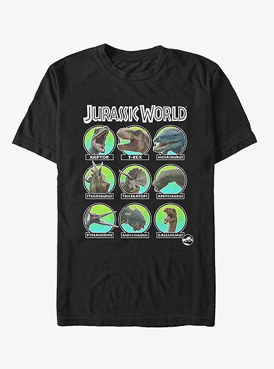 Jurassic World Fallen Kingdom Dino All Stars T-Shirt