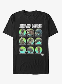 Jurassic World Fallen Kingdom Dino All Stars T-Shirt