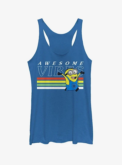 Minion Rainbow Vibes Girls Tank