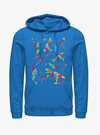 Jurassic World Fallen Kingdom Rainbow Dinosaurs Hoodie