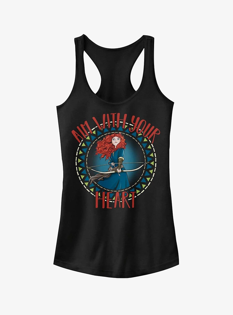 Disney Pixar Brave Merida Aim With Heart Girls Tank