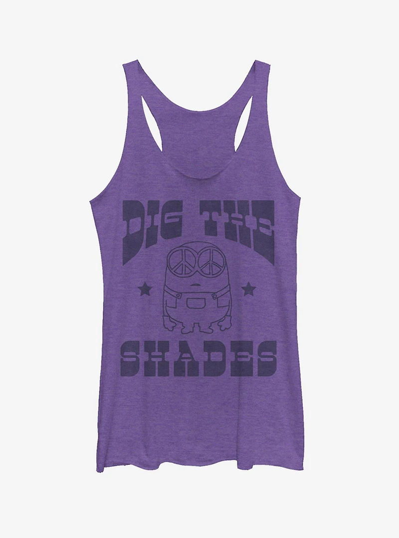 Minion Groovy Peace Shades Girls Tank