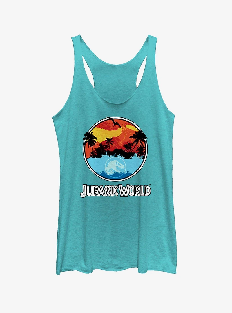 Jurassic World Fallen Kingdom Apocalypse Logo Girls Tank