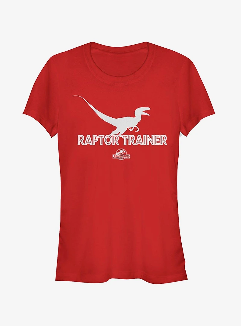 Raptor Trainer Silhouette Girls T-Shirt