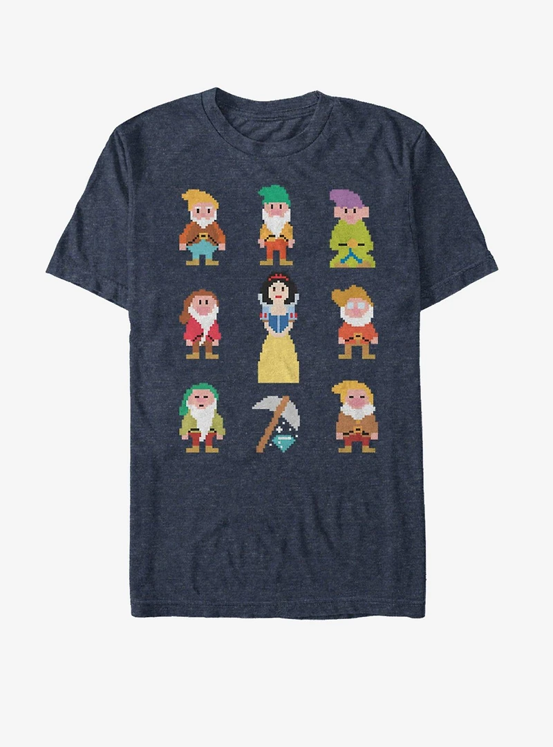 Disney Snow White Pixel Dwarf T-Shirt