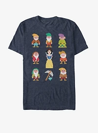 Disney Snow White Pixel Dwarf T-Shirt